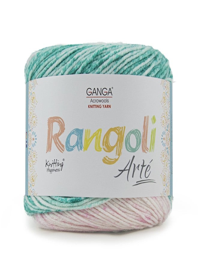 GANGA Acrowools رانجولي آرت، كعكة خيوط أكريليك أومبري فاخرة، رقم اللون RAR002 - Image 1